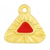 24K Gold Plated/ Red