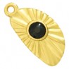 24K Gold Plated/ Black