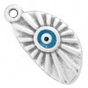 999° Silver Antique Plated/ Blue/ White/ Black