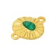 Enameled Zamak Connector Round 16mm