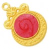 24K Gold Plated/ Pearlised Red