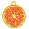 Doré à l’or fin 24K/ Orange transparent