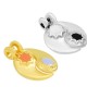 Ciondolo di Metallo Zama Yin Yiang (Set) Smaltato 7x12mm