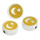 Passante in Metallo Zama Luna e Stella Smaltata 12mm (Ø2mm)