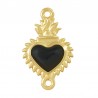 24K Gold Plated/ Black