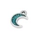 Charm Demi-Lune en Zamak Émaillé 10 mm