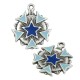 Charm Étoile en Zamak Émaillé avec Flèche 24 mm