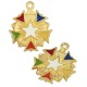 Charm Étoile en Zamak Émaillé avec Flèche 24 mm