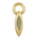 Colgante de Metal Zamak Gota Esmaltada 10x30mm