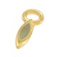 Colgante de Metal Zamak Gota Esmaltada 10x30mm