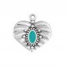 Argento Anticato  999°/ Turchese