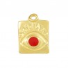 Placcato oro 24 carati/rosso