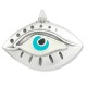 Enameled Zamak Charm Evil Eye 30x18mm