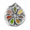 Argento 999° placcato antico/ Multicolore