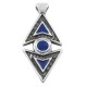 Ciondolo in Zama Smaltata Triangoli Geometrici 18X33 mm