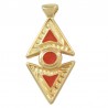 Plaqué or 24 carats/ Orange