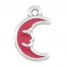 999° Silver Antique Plated/ Magenda