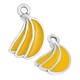 Ciondolo in Metallo Zama Banana Smaltata 13x15mm