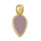 Enameled Zamak Charm Teardrop 9x18mm
