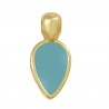 Placcato oro 24K/ Azzurro cielo