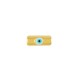 Enameled Zamak Slider Tube with Evil Eye10x4mm Ø2.2mm