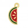 Placcato oro 24K/ Rosso/ Verde