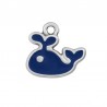 999° Silver Antique Plated/ Cobalt