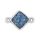 Conector de Metal Zamak Rombo con Esmalte 13mm