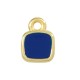 Enameled Zamak Charm Square 7mm