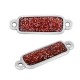 Enameled Zamak Connector Tag 7x18mm