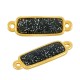 Enameled Zamak Connector Tag 7x18mm