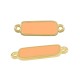 Enameled Zamak Connector Tag 7x18mm