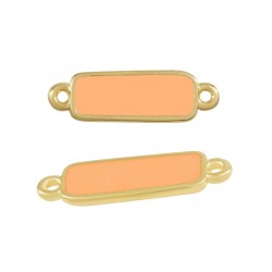 Étiquette de Connecteur en Zamak Émaillé 7 x 18 mm
