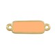 Enameled Zamak Connector Tag 7x18mm