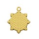 Charm rond en Zamak Émaillé avec Étoile 16 mm
