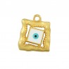 24K Gold Plated/ White/ Howlite Turquoise/ Black