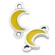 Enameled Zamak Connector Half Moon 10mm