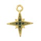 Charm Étoile en Zamak Émaillé 14 mm
