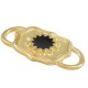 Conector de Metal Zamak con Ojo Esmaltado 23x13mm