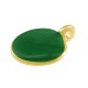 Charm rond en Zamak Émaillé 13 mm