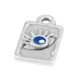 Charm en Zamak Émaillé avec œil Maléfique 8 x 12 mm