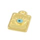 Charm en Zamak Émaillé avec œil Maléfique 8 x 12 mm