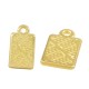 Μεταλλικό Ζάμακ Χυτό Μοτίφ Ταυτότητα Μάτι με Σμάλτο 8x12mm