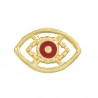 24K Gold Plated/ Cherry Red