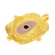 Conector de Metal Zamak Ojo Esmaltado 28x35mm