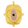 24K Gold Plated/ Vintage Purple/ Black