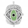 999° Silver Antique Plated/ Mint/ Black