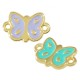 Conector de Metal Zamak Mariposa Esmaltada 17x11mm