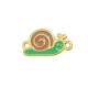 Connecteur en Zamak Émaillé Escargot 19 x 11 mm