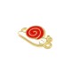 Connecteur en Zamak Émaillé Escargot 19 x 11 mm